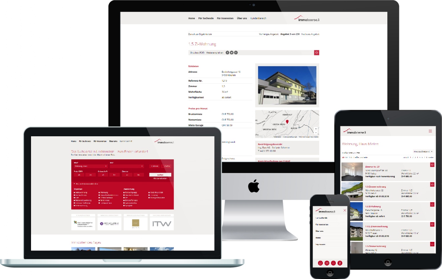 Technology Partners Ltd - Responsive Website, CMS, Immobilienverwaltung